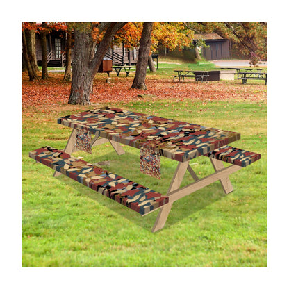 Outdoor Picnic Table Cover with Bench Covers