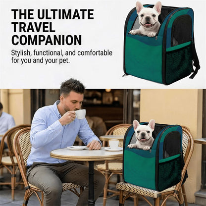 Pet Carrier Backpack - Blue Wave