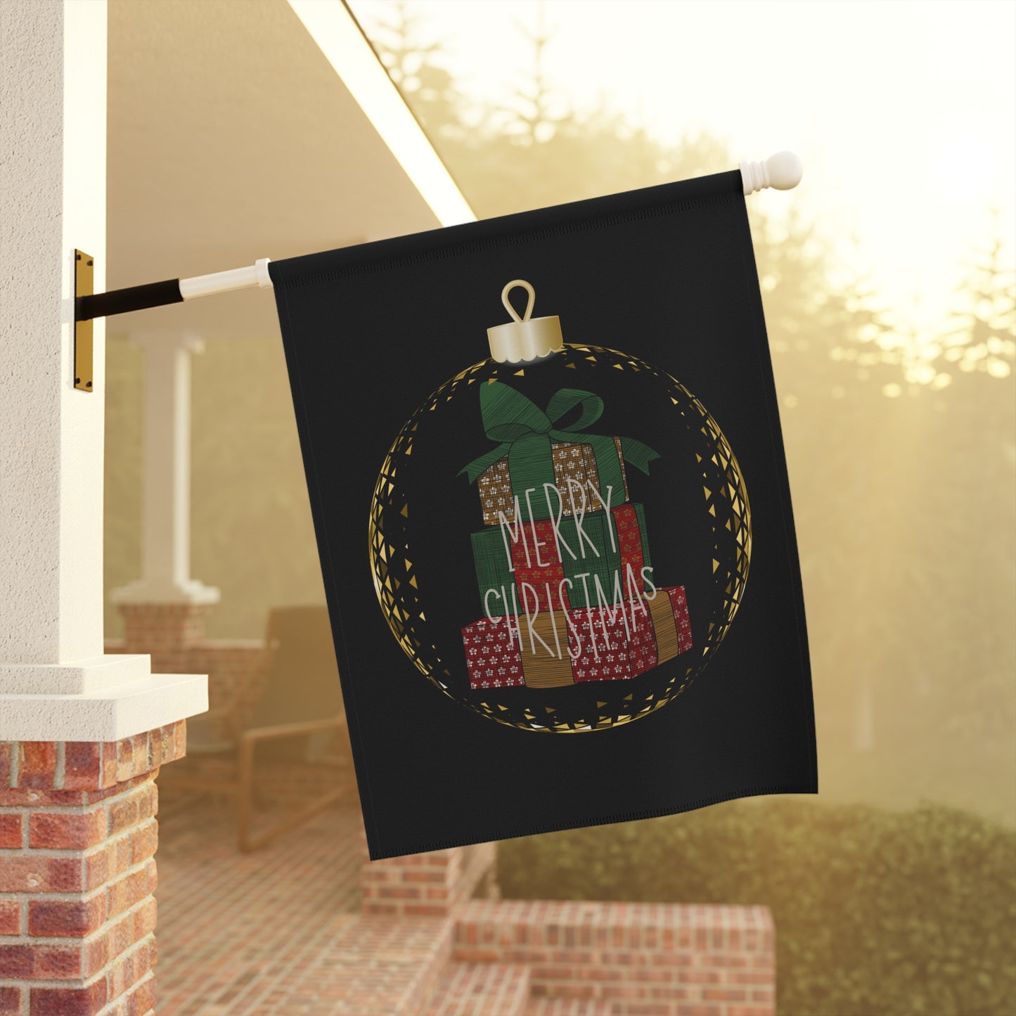 Merry Christmas Garden Banner