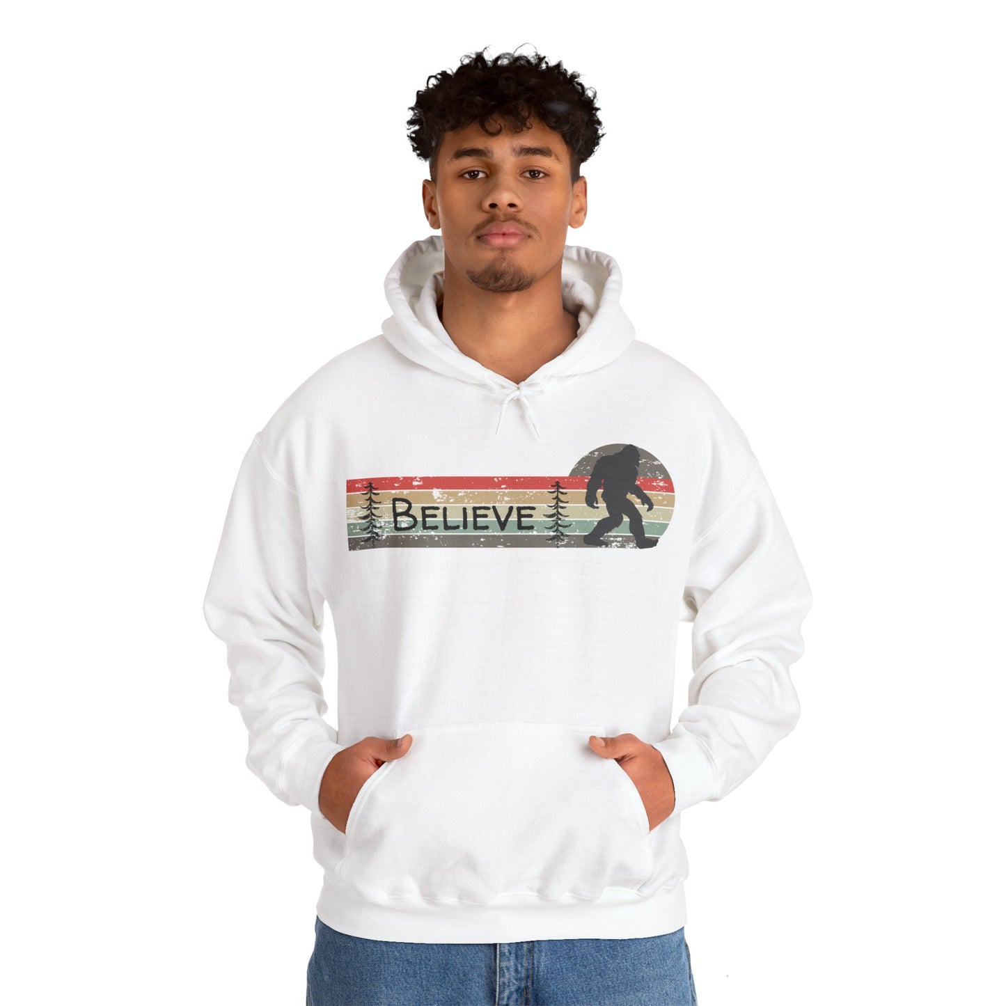 Bigfoot Believe Hooded Sweatshirt