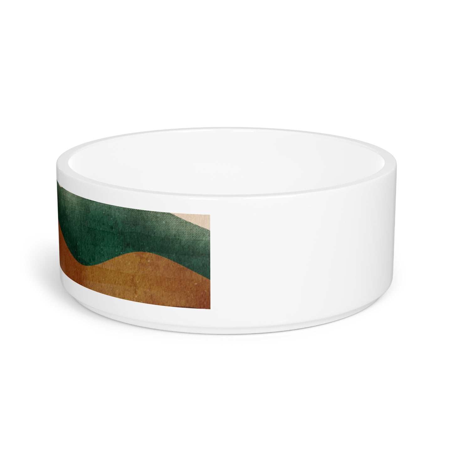 Autumn Waves Pet Bowl