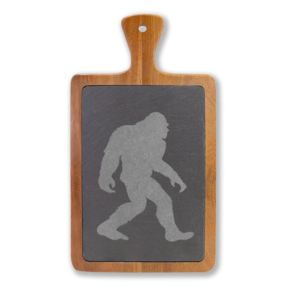 Bigfoot Charcuterie Board — Engraved Sasquatch Serving Platter