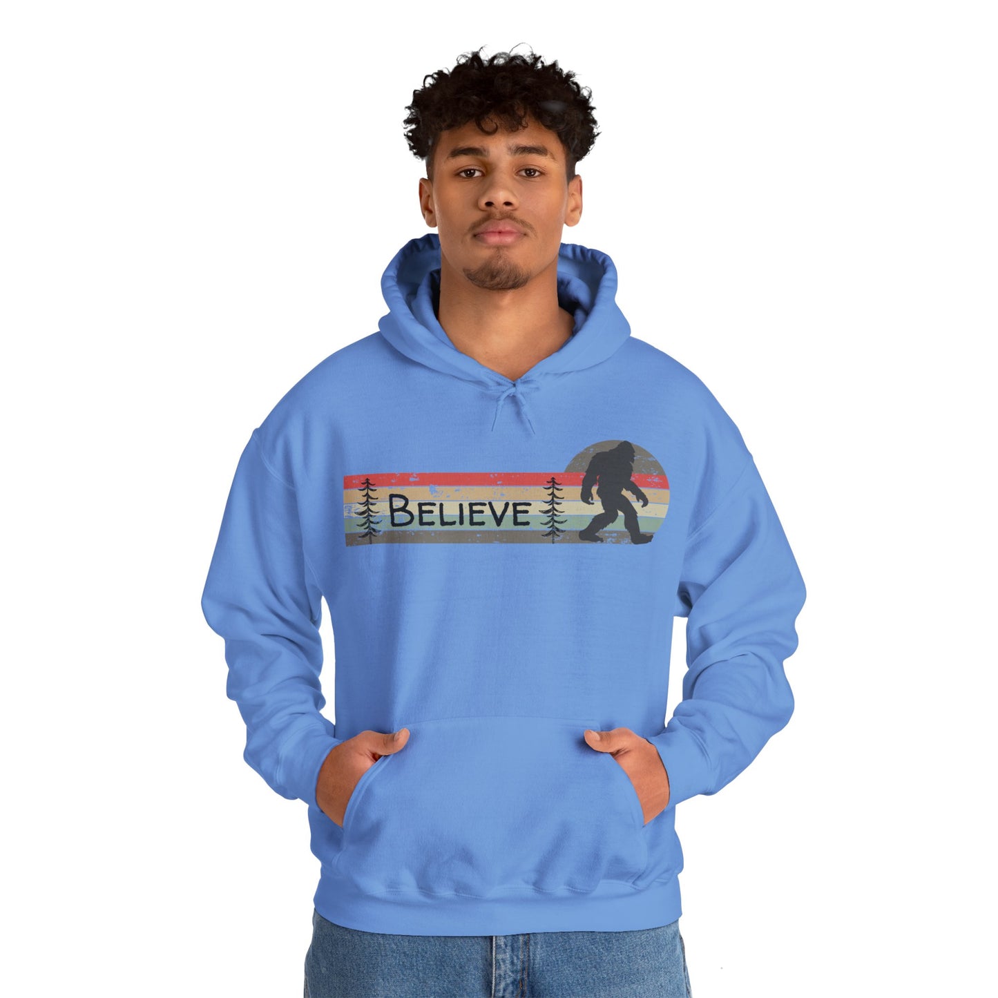 Bigfoot Believe Hooded Sweatshirt