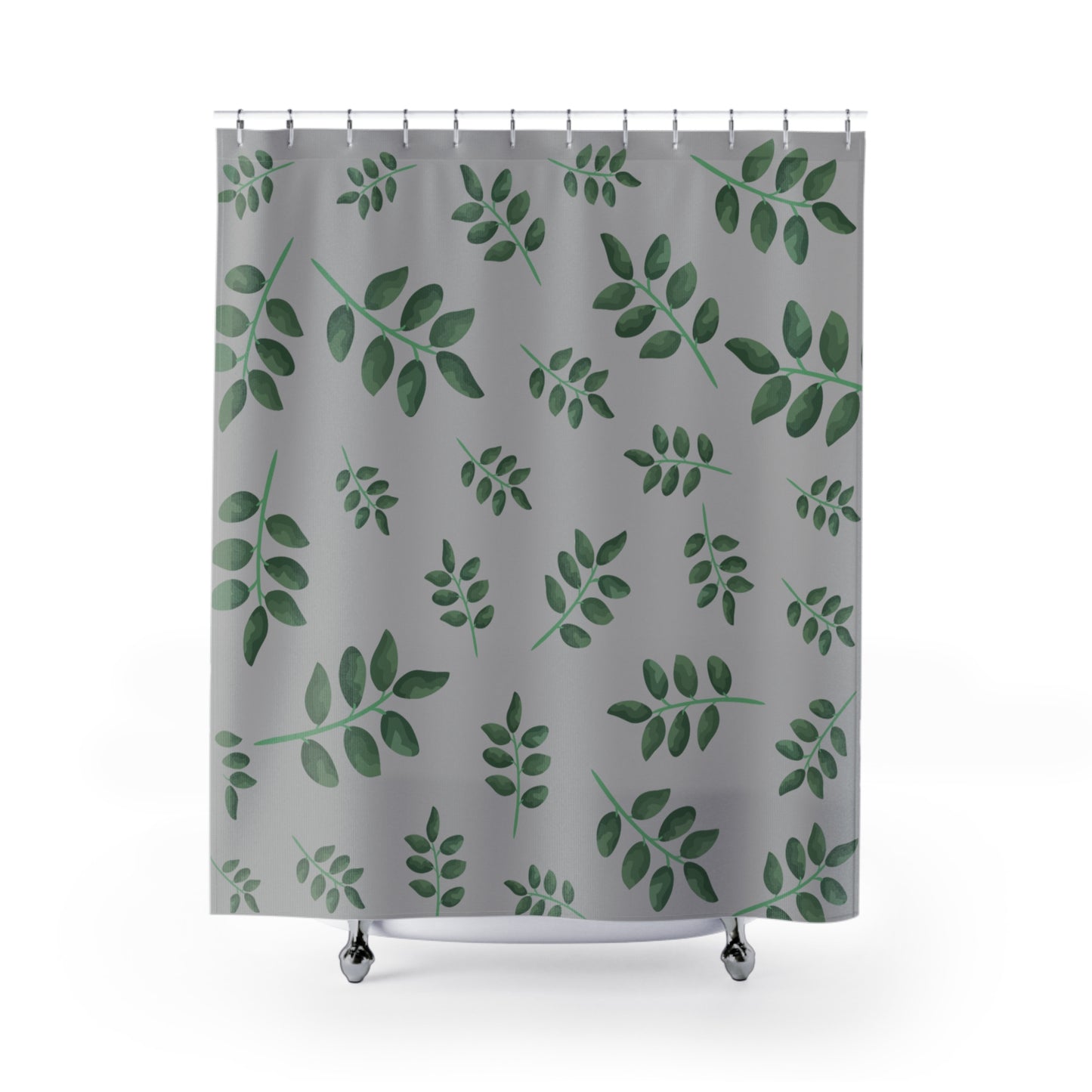 Green Fern Shower Curtains