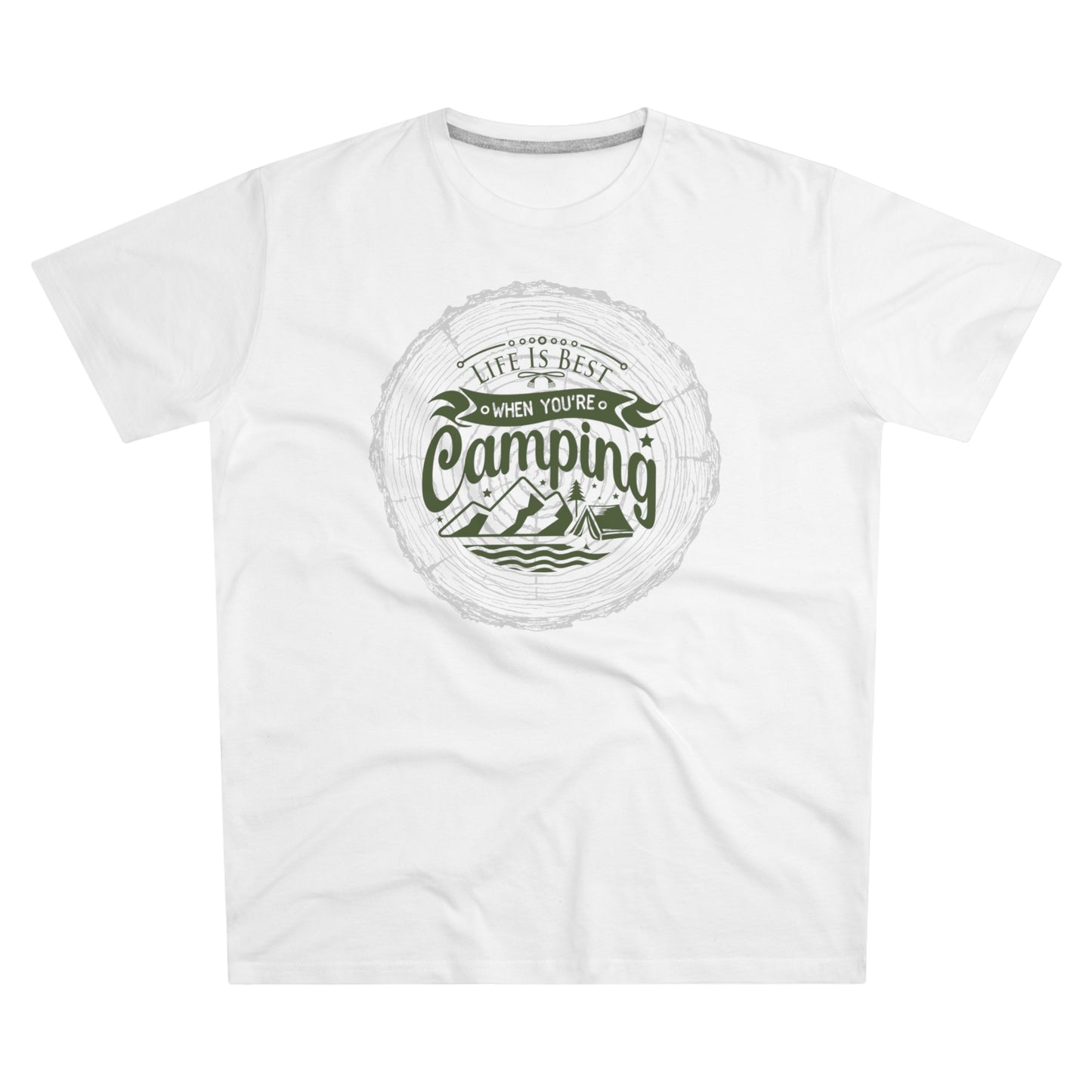 Life Is Best When Your Camping - Men's T Shirt