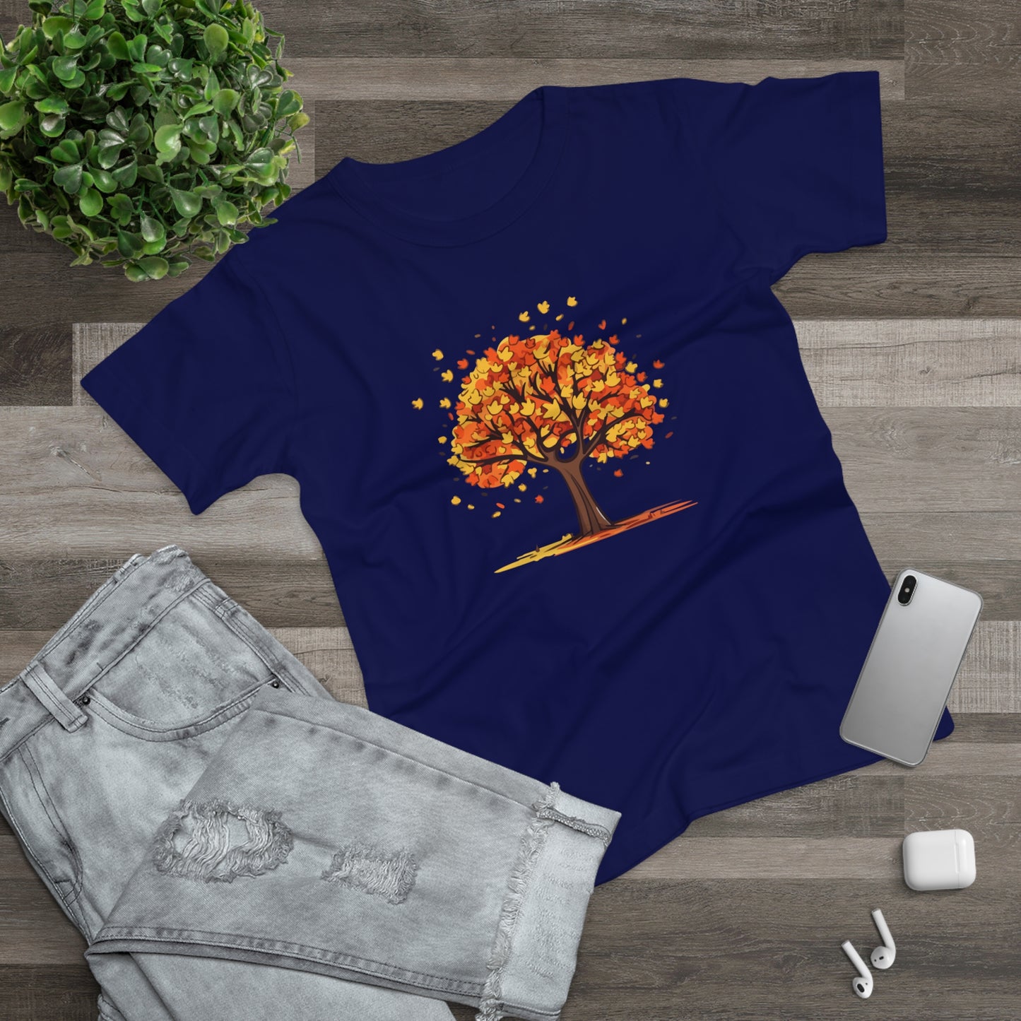 Leaves of the Fall - Women’s Maple Tee