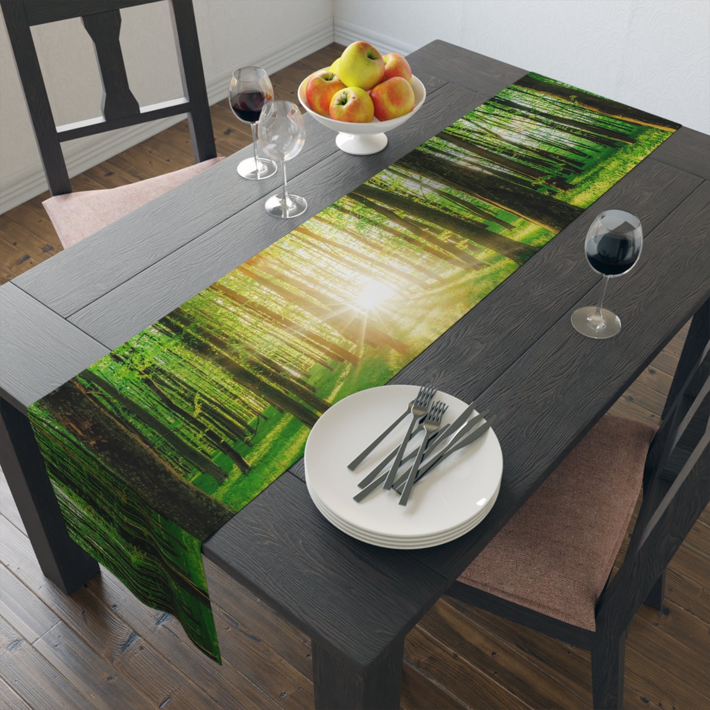 Sunshine Forest Table Runner