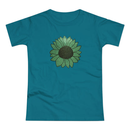 Green Flower Women's T-shirt