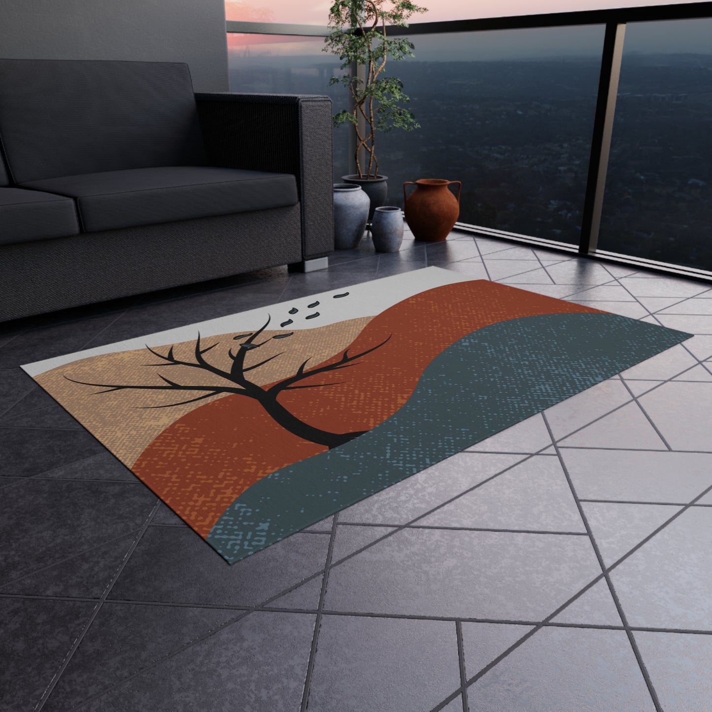 Whispering Tree Outdoor Rug