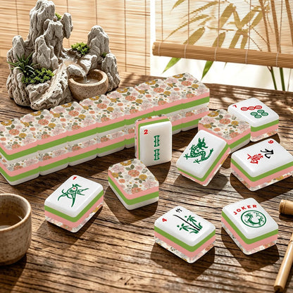 4 Layer Mahjong Tiles Set - Multiple Style Available