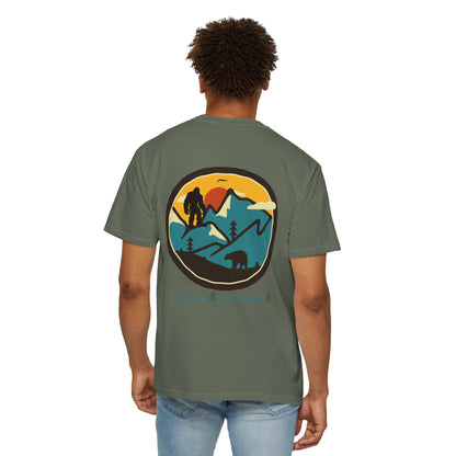 Bigfoot In the Mountains Unisex T-shirt