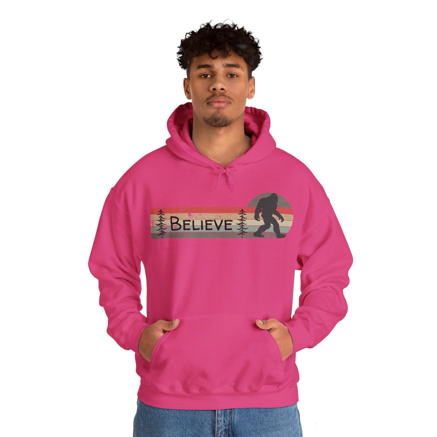 Bigfoot Believe Hooded Sweatshirt