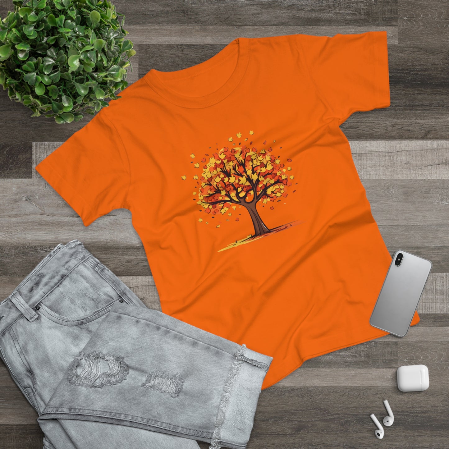 Leaves of the Fall - Women’s Maple Tee