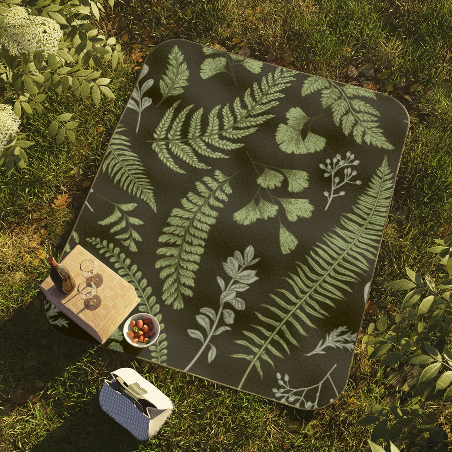 Greenery Picnic Blanket