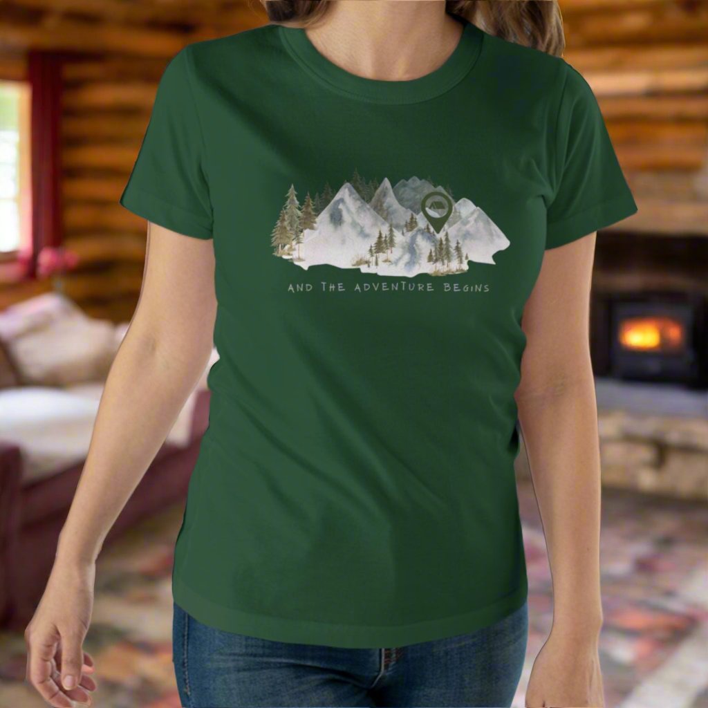 Adventure Begins - Women's T-shirt