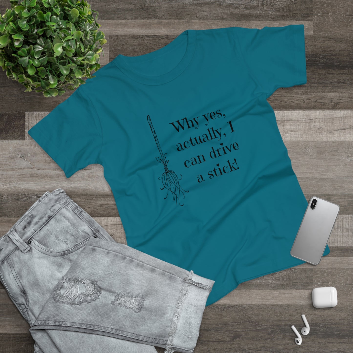 Why Yes I Can Drive Stick! -  Women's T-Shirt