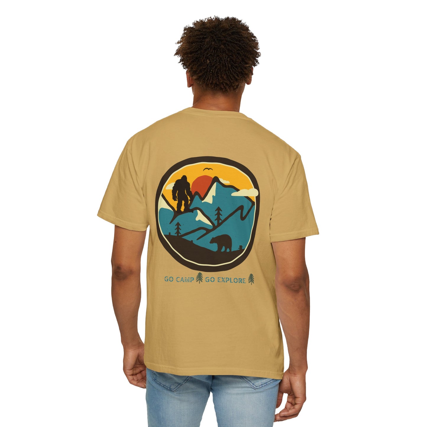 Bigfoot In the Mountains Unisex T-shirt