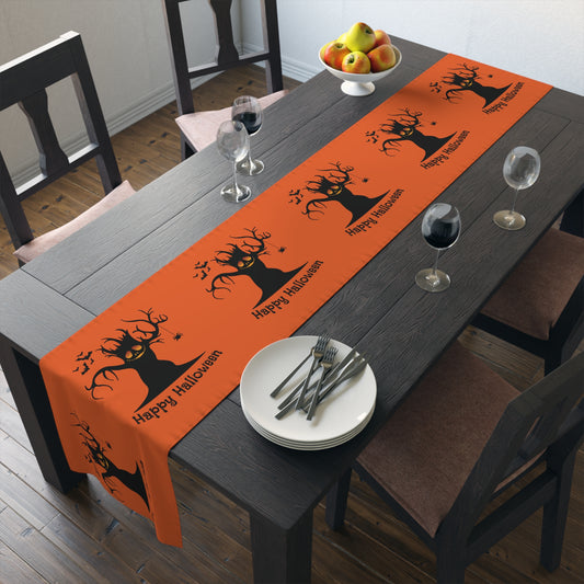 Spooky Tree Happy Halloween - Table Runner