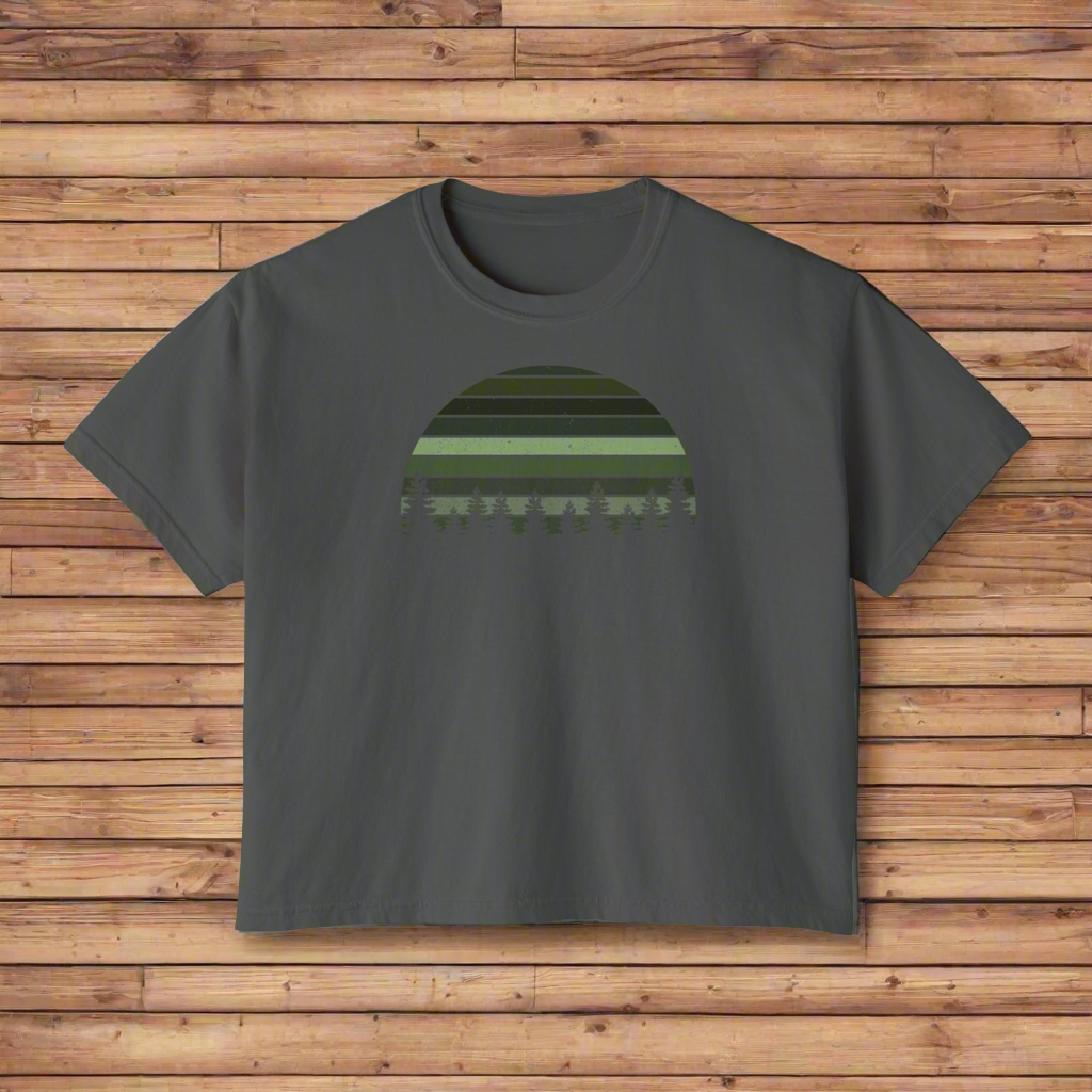 Green Pines Women's Boxy Tee