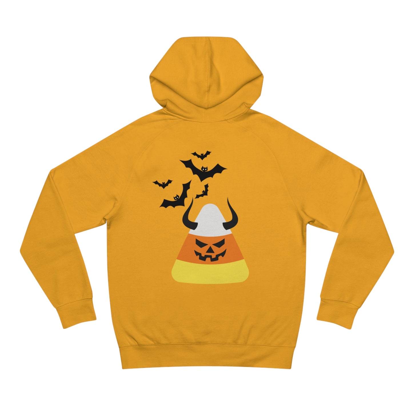 Candy Corn Bat Attack - Unisex Hooded Sweatshirt, Made in US