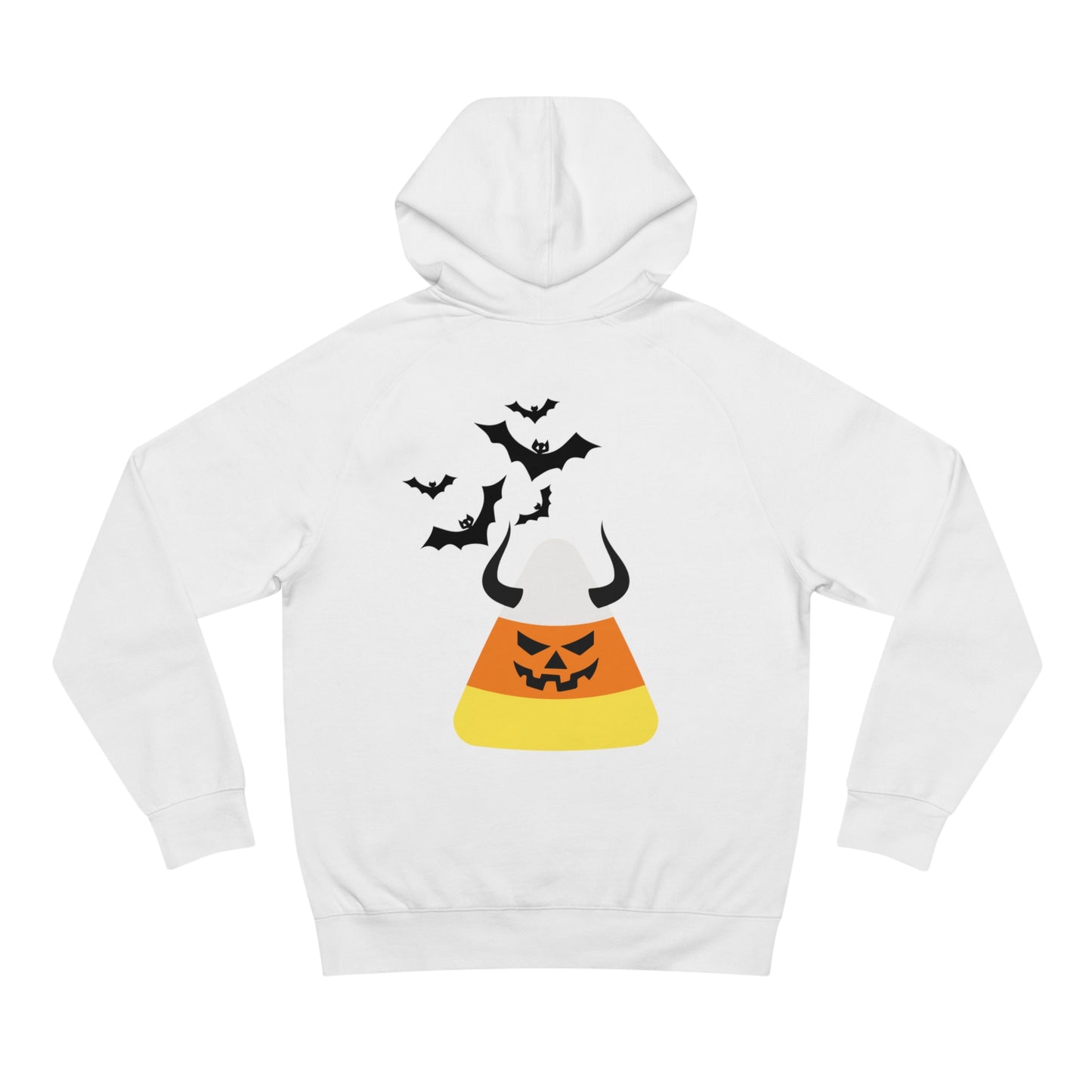 Candy Corn Bat Attack - Unisex Hooded Sweatshirt, Made in US