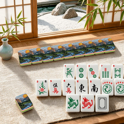 4 Layer Mahjong Tiles Set - Multiple Styles Available
