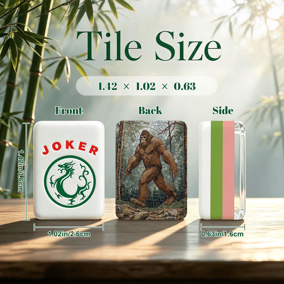 4 Layer Mahjong Tiles Set - Multiple Styles Available