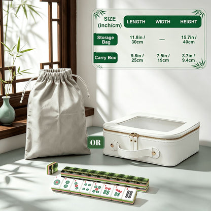 4 Layer Mahjong Tiles Set - Multiple Styles Available