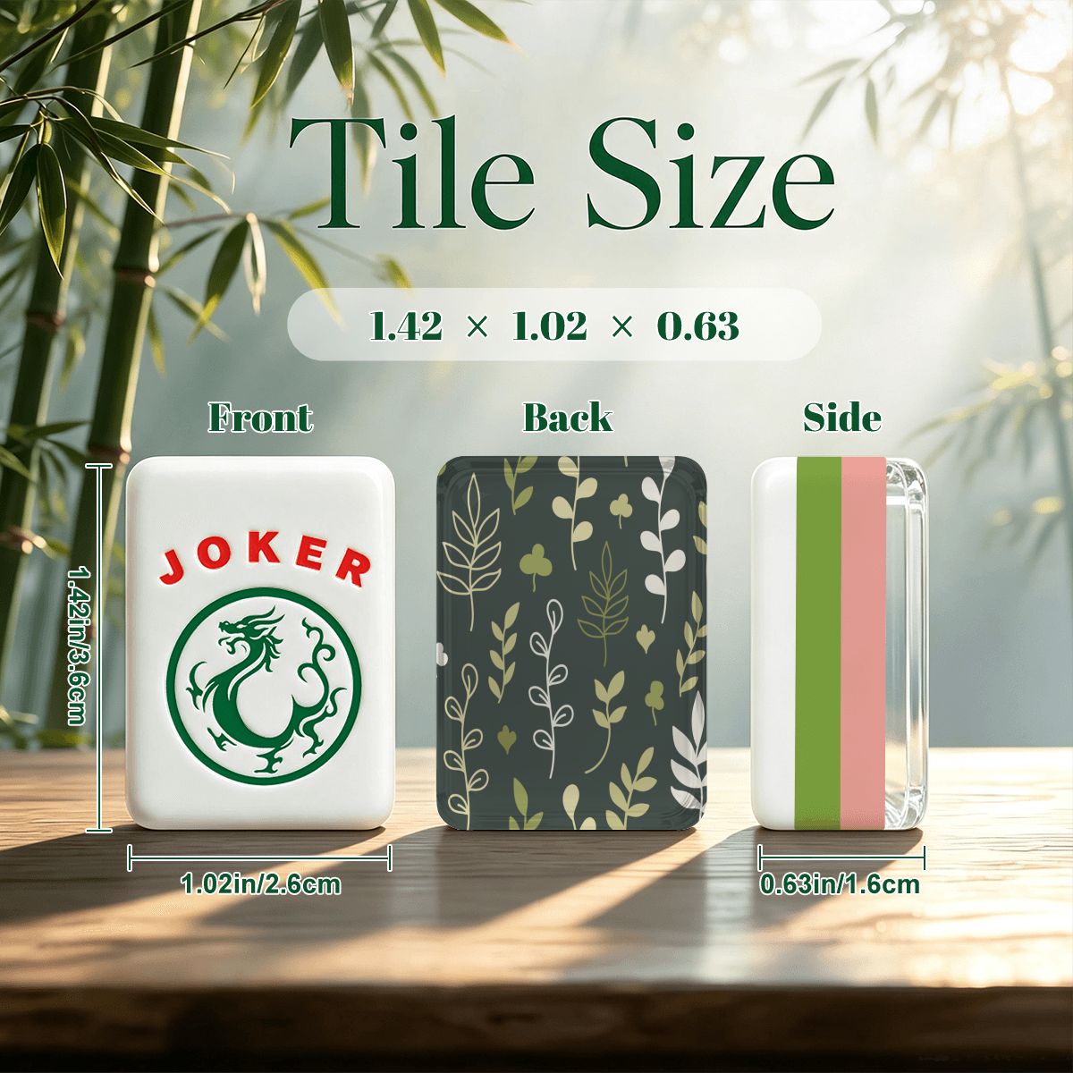 4 Layer Mahjong Tiles Set - Multiple Styles Available