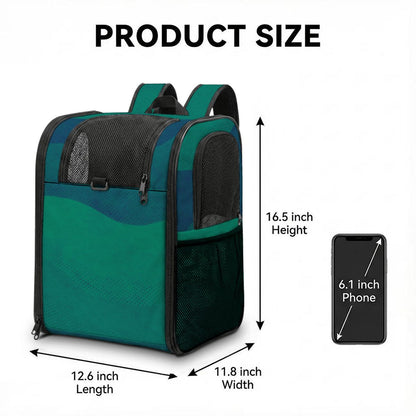 Pet Carrier Backpack - Blue Wave