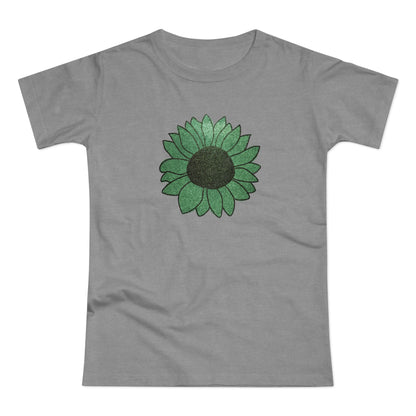 Green Flower Women's T-shirt