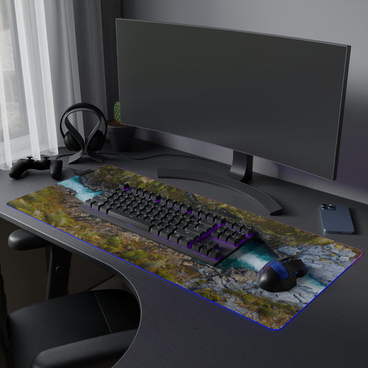 River Canyon LED Gaming Mouse Pad