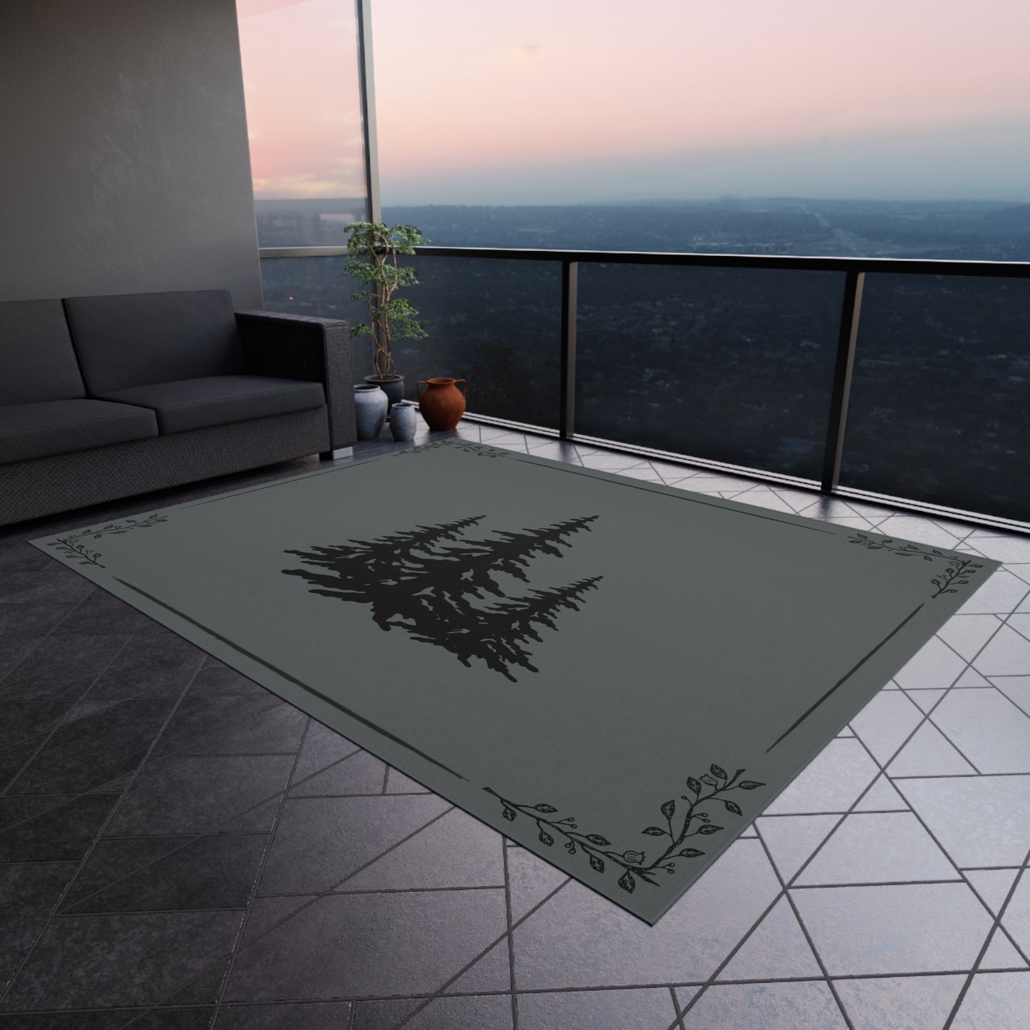 Mountain Pines Outdoor Rug