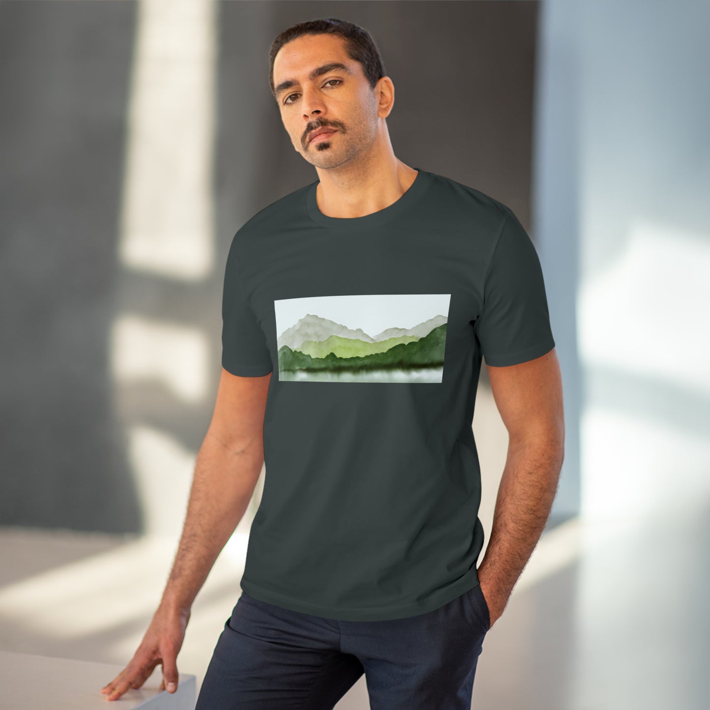 Mossy Mountain Organic Creator T-shirt - Unisex