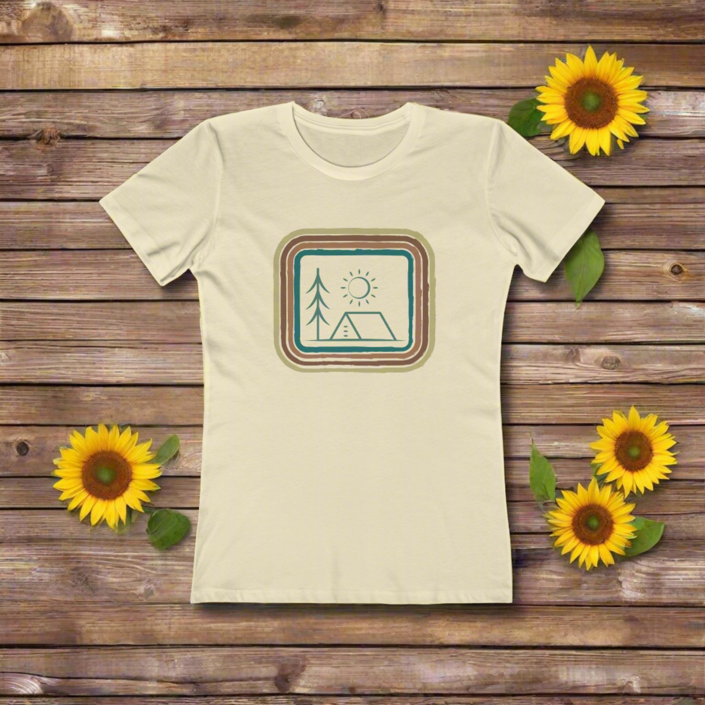 Camping Retro -  Tee for Women