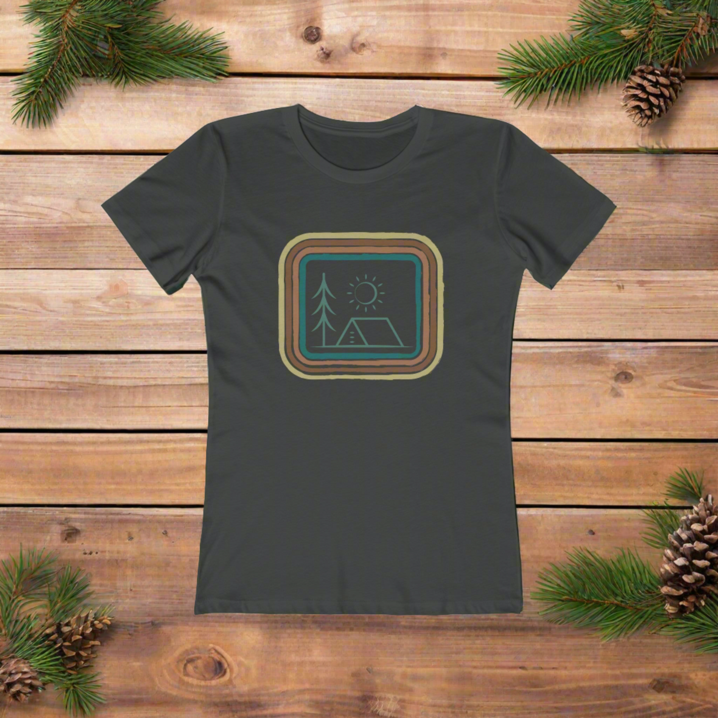 Camping Retro -  Tee for Women