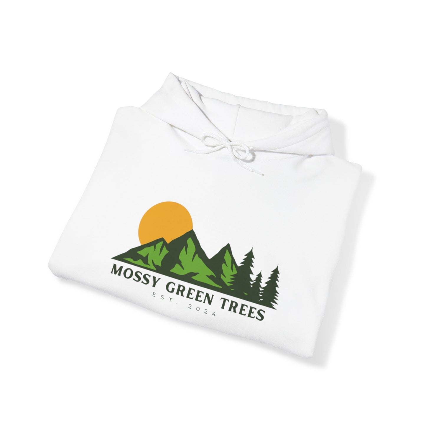 Mossy Green Trees - Unisex Hooded Sweatshirt