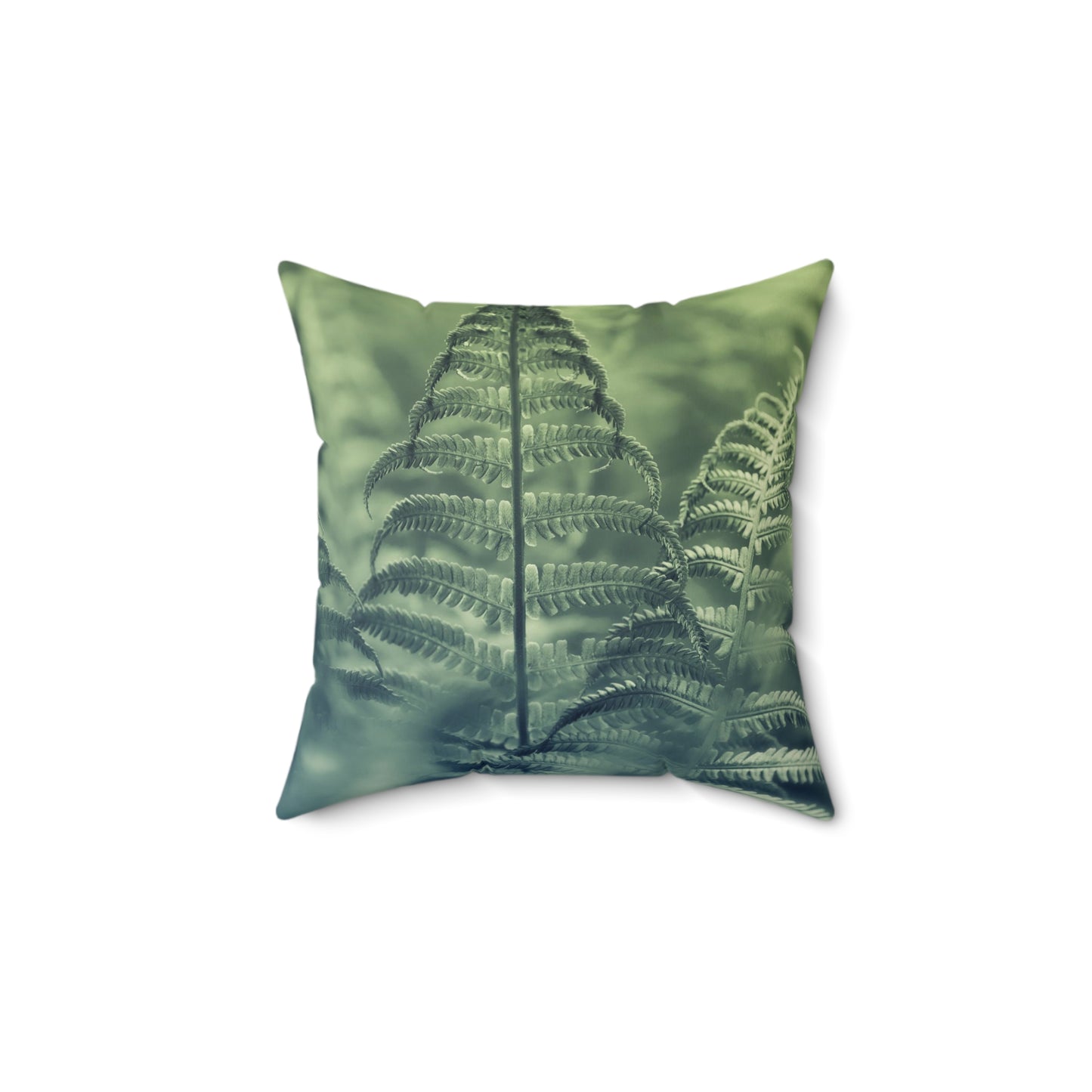 Fern Spun Polyester Square Pillow