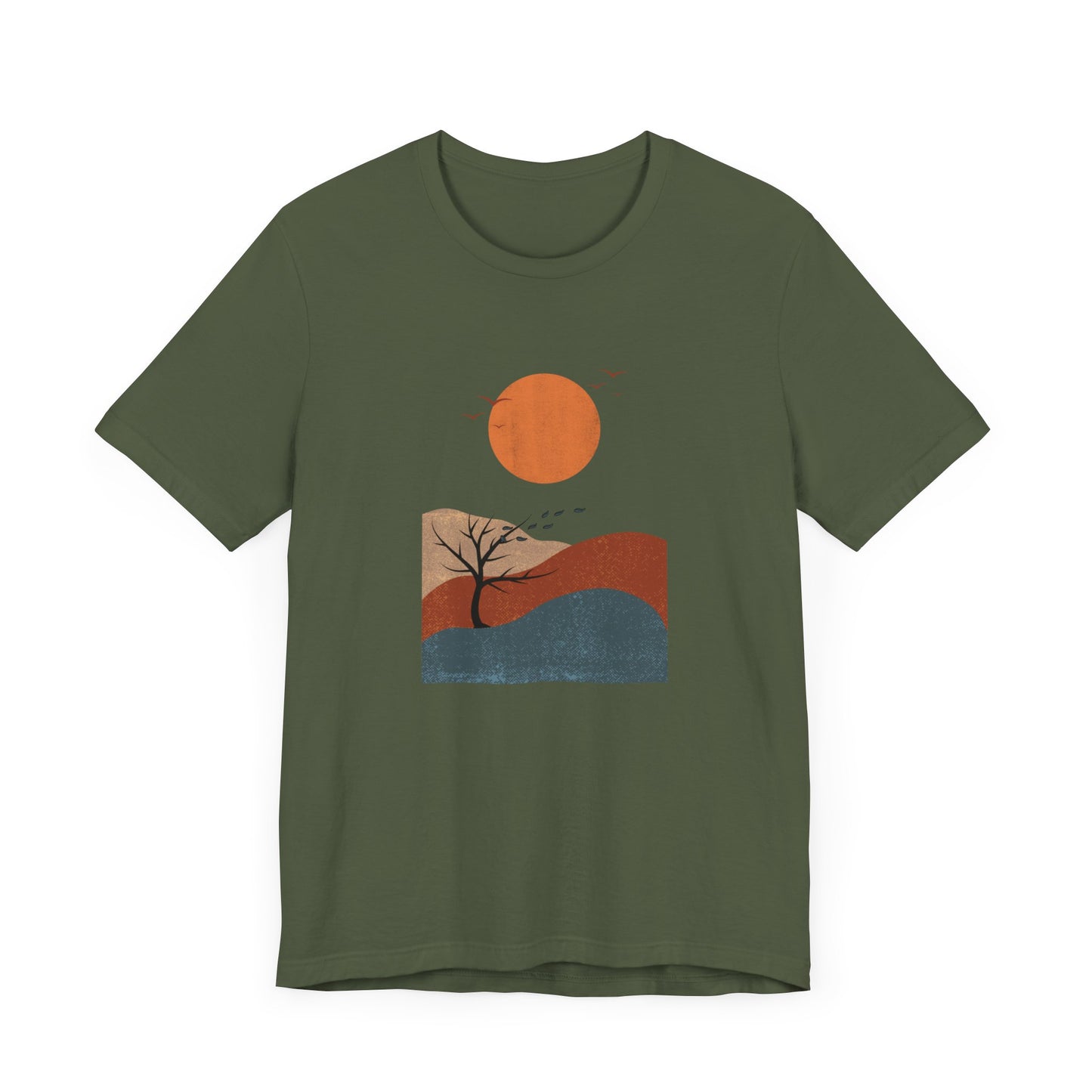 Orange Sunset Jersey Short Sleeve Tee