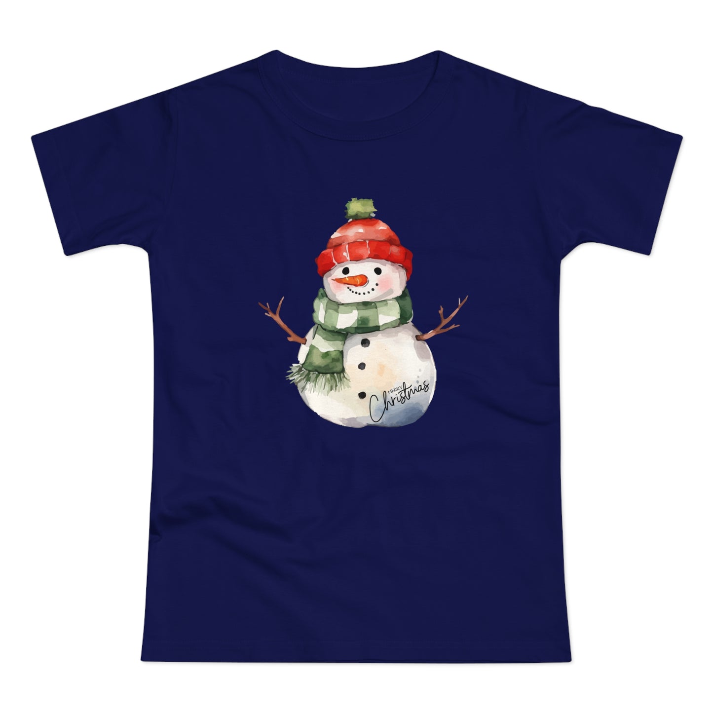 Merry Christmas Snowman Top Women's T-shirt