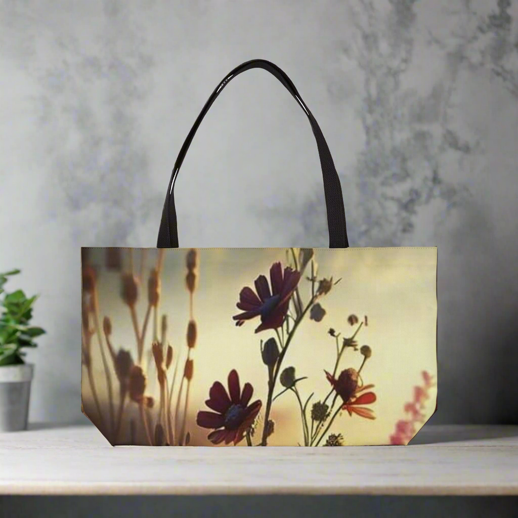 Morning Flowers Weekender Tote Bag