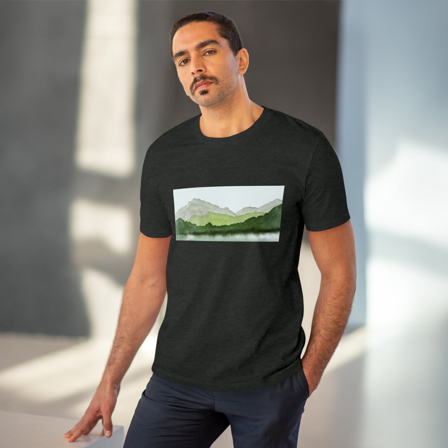 Mossy Mountain Organic Creator T-shirt - Unisex