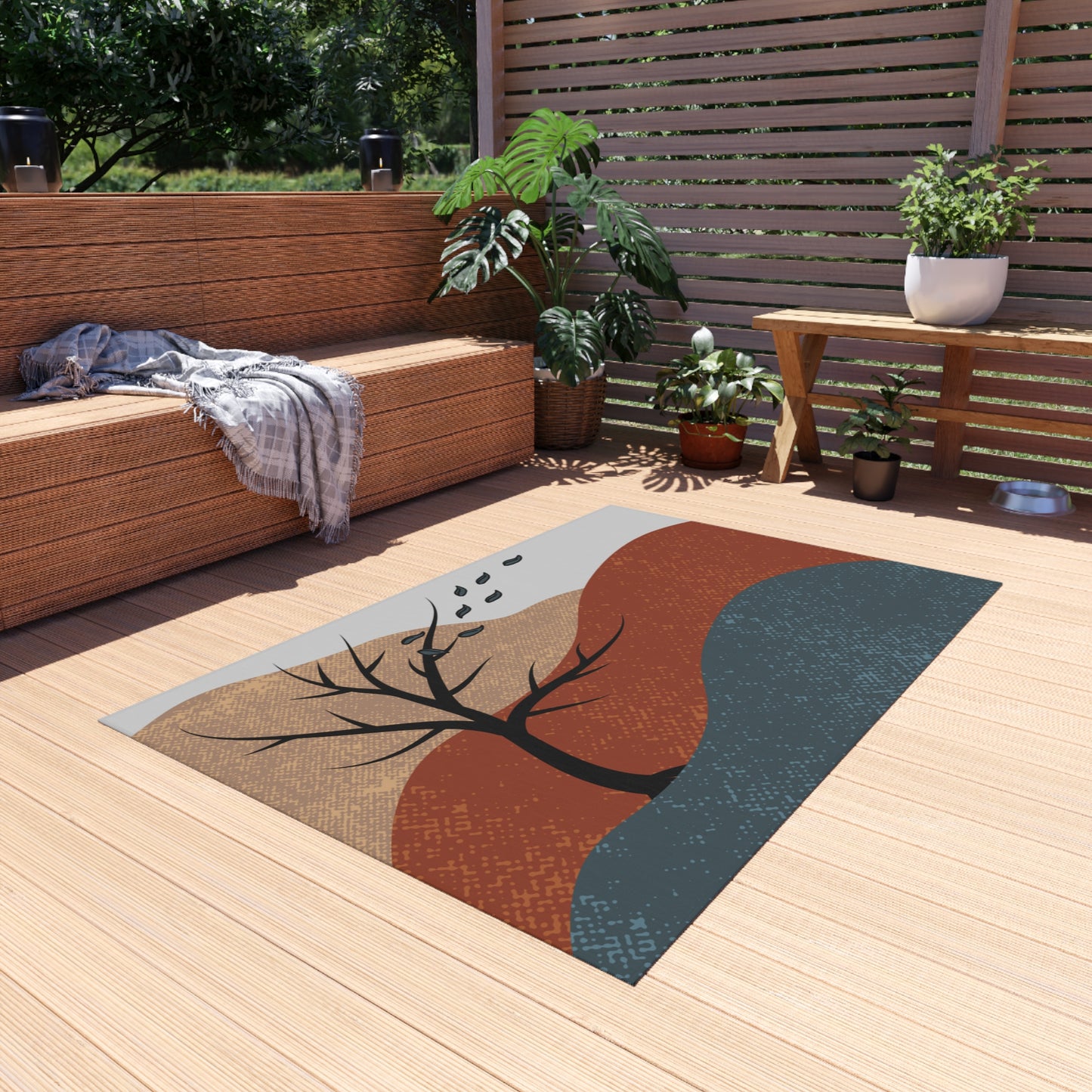 Whispering Tree Outdoor Rug