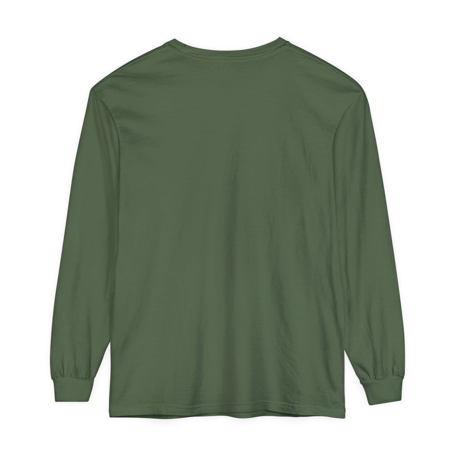 Mountain Green Pines - Unisex Garment-dyed Long Sleeve T-Shirt