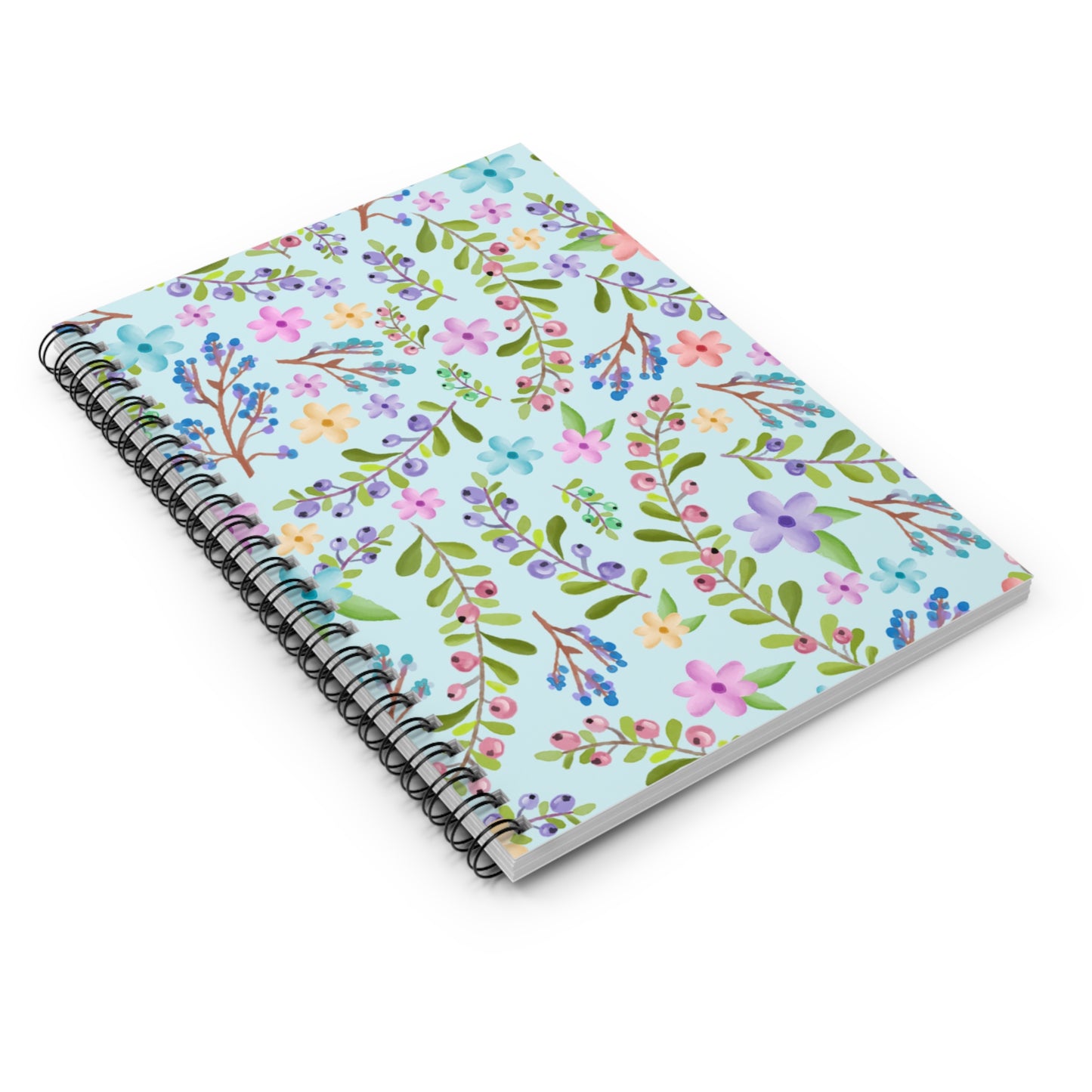 Blue Days Spiral Notebook - Ruled Line