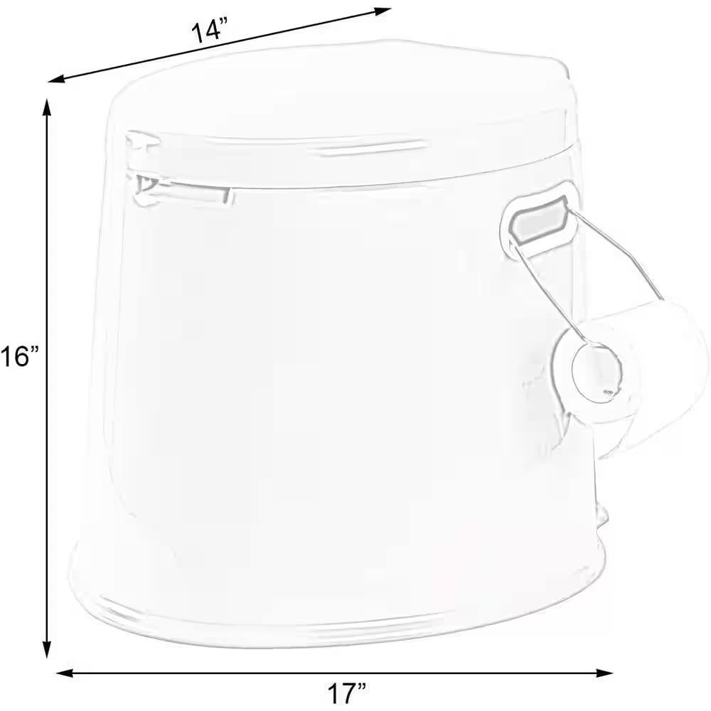 Portable Travel Toilet for Camping and Hiking with Travel Bag Non-Electric Waterless Toilet
