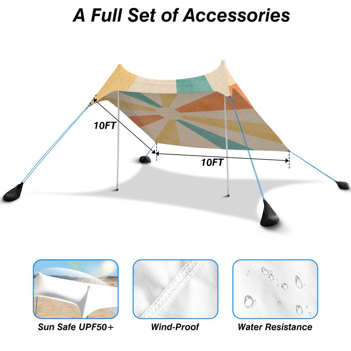Beach Canopy Canopy Retro Designs