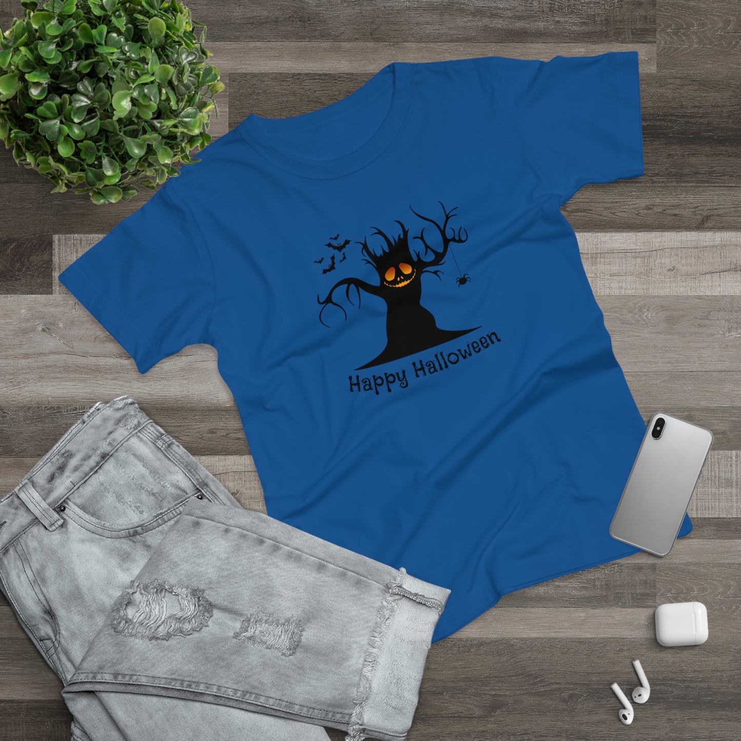 Happy Halloween Spooky Tree  - Women’s Tee