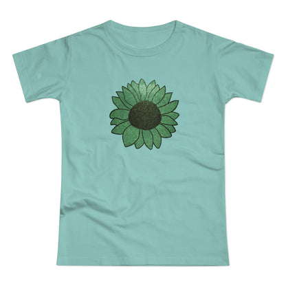 Green Flower Women's T-shirt