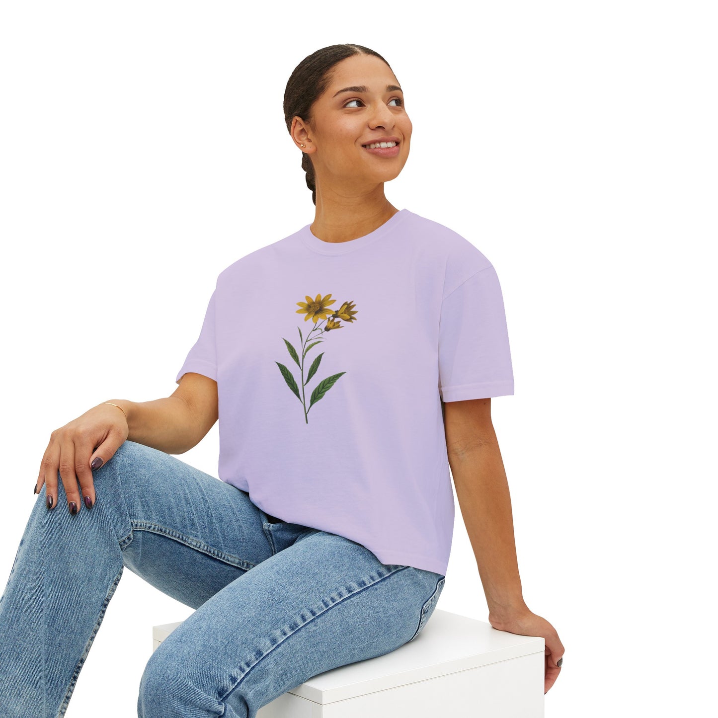 Pretty Flower Women's Boxy Tee